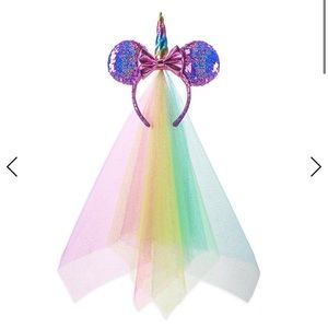 Minnie Mouse Unicorn Sequined Ear Headband